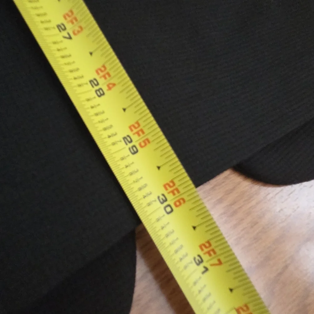 Claiborne 42 S 100% Wool Blend Blazer Sport Coat Jacket Black Three Button Mint